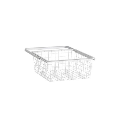 Panier tiroir coulissant Blanc Prof 40cm  Elfa