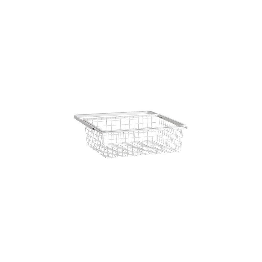 Panier tiroir coulissant Blanc Prof 40cm  Elfa