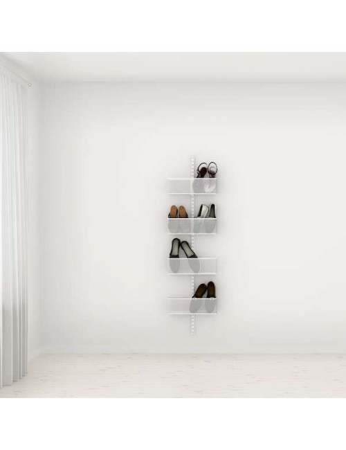 Solution de rangement chaussures Elfa Classic Blanc option 1