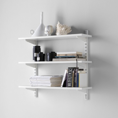 Kit connexion étagère Blanc 78 cm