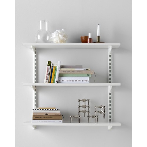 Kit connexion étagère Blanc 78 cm