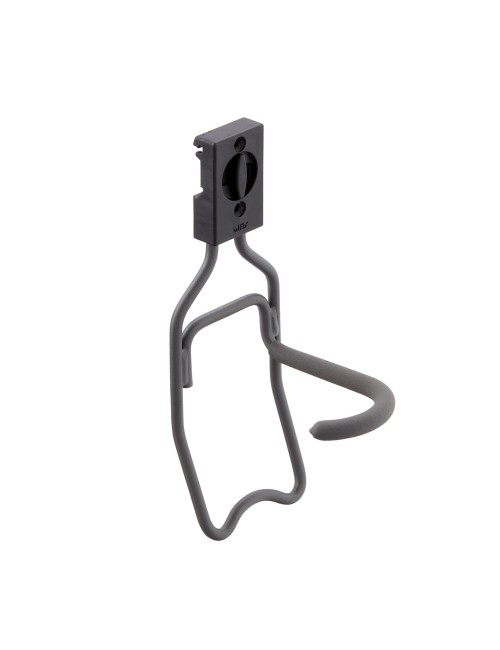 Retrouver l'élément  Crochet support vélo, vertical Garage + pour Lisses pour crochets et accéssoires de la Gamme Garage + Elfa