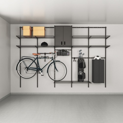 Organisez votre garage avec le kit Garage+ Rangement familial d'Elfa !