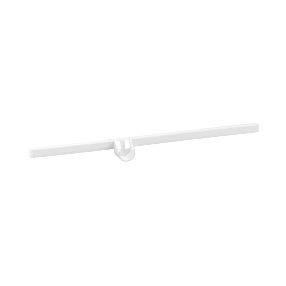 Cache-console et Support pour tube penderie droit blanc--elfa